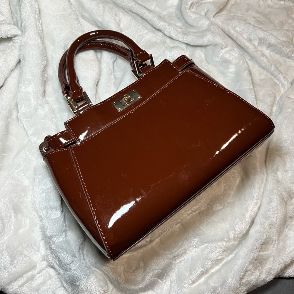 Brown Hand Bag with Strap